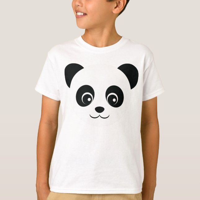 Camiseta T-shirt bonito da panda (Frente)