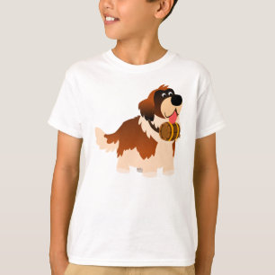Camiseta T-shirt bonito das crianças de St Bernard dos