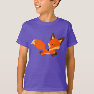 Camiseta T-shirt bonito das crianças do Fox dos desenhos