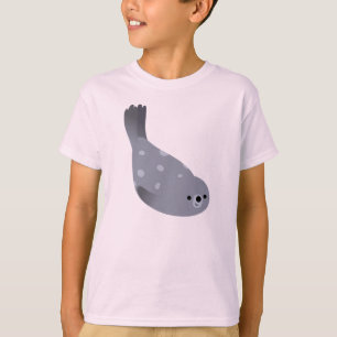 Camiseta T-shirt bonito das crianças do selo de porto dos