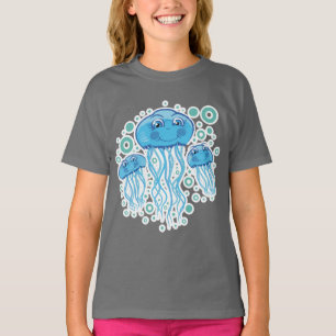 Camiseta T-shirt bonito das medusa