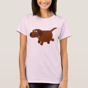 Camiseta T-shirt bonito das mulheres de Labrador do