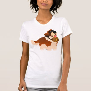 Camiseta T-shirt bonito das mulheres de St Bernard dos