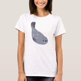 Camiseta T-shirt bonito das mulheres do selo de porto dos