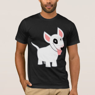 Camiseta T-shirt bonito de bull terrier dos desenhos