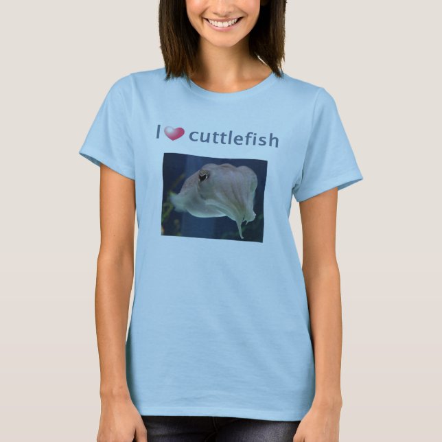 Camiseta T-shirt bonito de Cuddlefish (Frente)