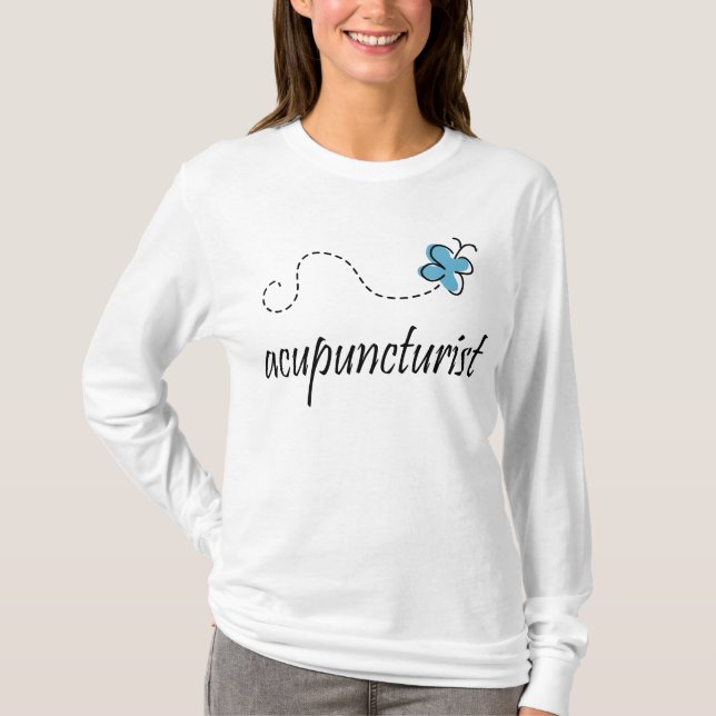Camiseta T-shirt bonito do Acupuncturist (Frente)