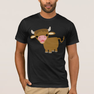 Camiseta T-shirt bonito do boi dos desenhos animados