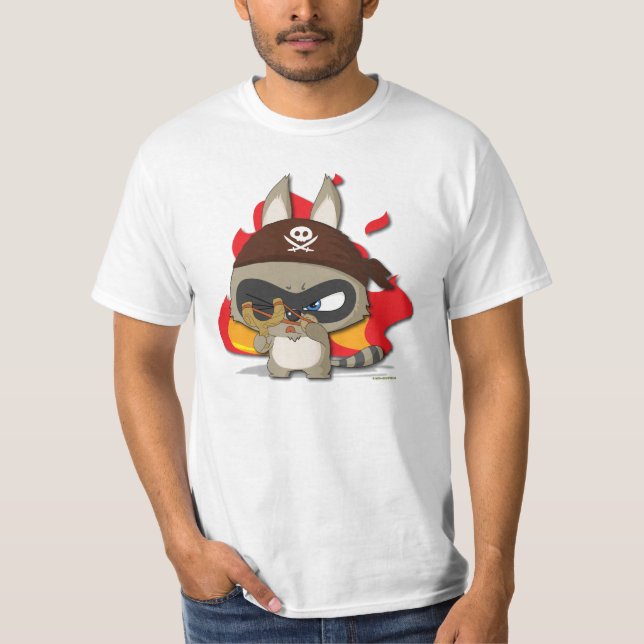 Camiseta T-shirt bonito do personagem de desenho animado do (Frente)