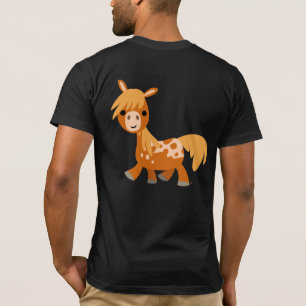 Camiseta T-shirt bonito do pônei do Appaloosa dos desenhos