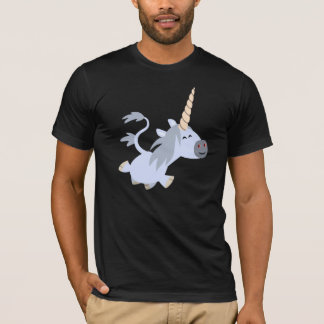 Camiseta T-shirt bonito do unicórnio dos desenhos animados