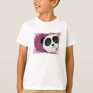 Camiseta T-shirt bonito do urso de panda