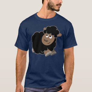Camiseta T-Shirt Bonito Mischievous Cartoon Sheep