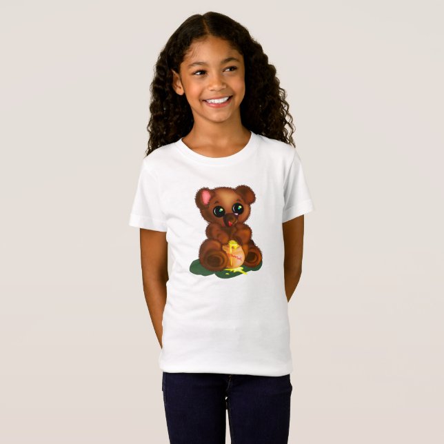 Camiseta T-Shirt Bonito Urso (Frente Completa)
