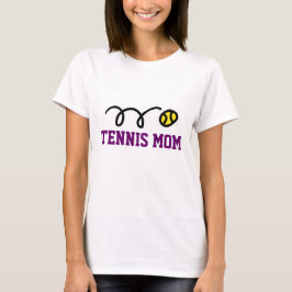 Camiseta T-shirt bonitos da mamã do tênis para mães