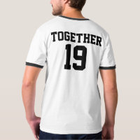 T-shirt bonitos do casal junto desde