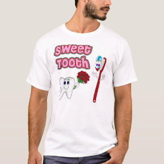 Camiseta T-shirt bonitos dos desenhos animados do guloso