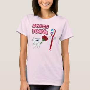 Camiseta T-shirt bonitos dos desenhos animados do guloso