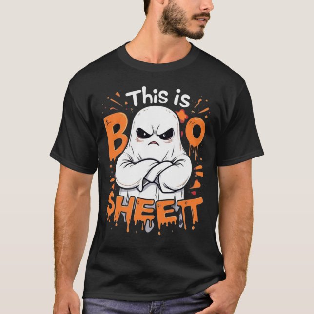 CAMISETA T-SHIRT BOO SHEET NEW FASHION DESIGNER TEE (Frente)