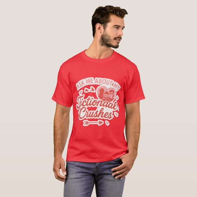 Camiseta T-Shirt Bookish e Fandom divertidos (Frente Completa)