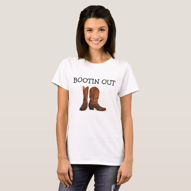 Camiseta T-Shirt BOOTIN OUT (Frente Completa)