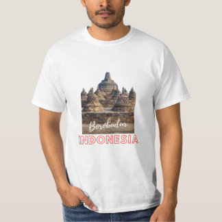 Camiseta T-Shirt borobudur Indonésia