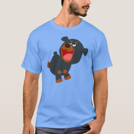 Camiseta T-Shirt Borrtweiler De Bebê De Cartoon Bonito
