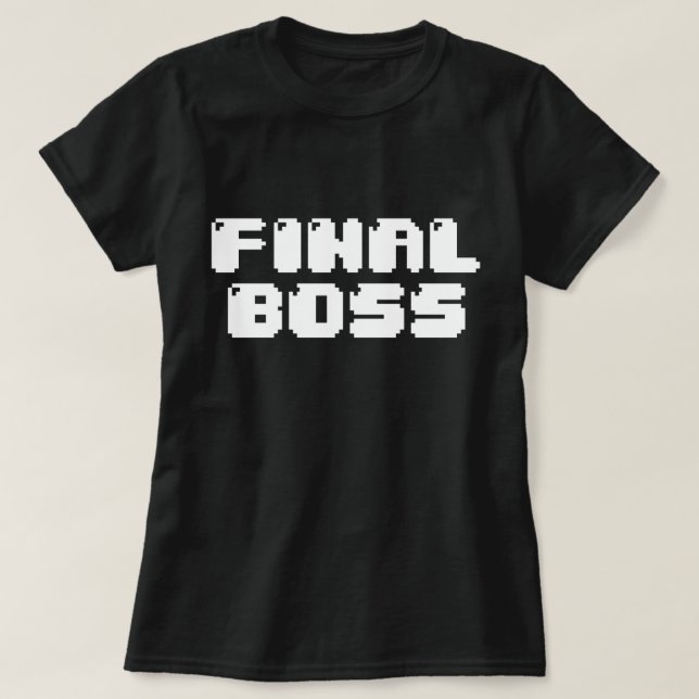 Camiseta T-Shirt BOSS FINAL (Frente do Design)