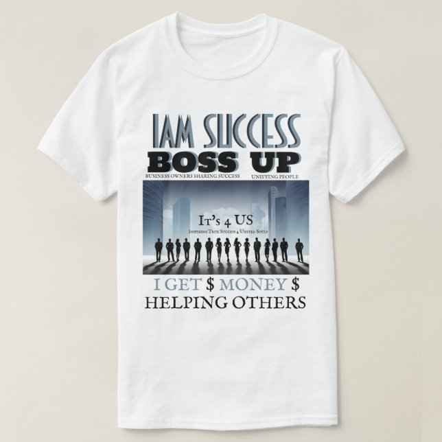 Camiseta T-Shirt BOSS UP (Frente do Design)