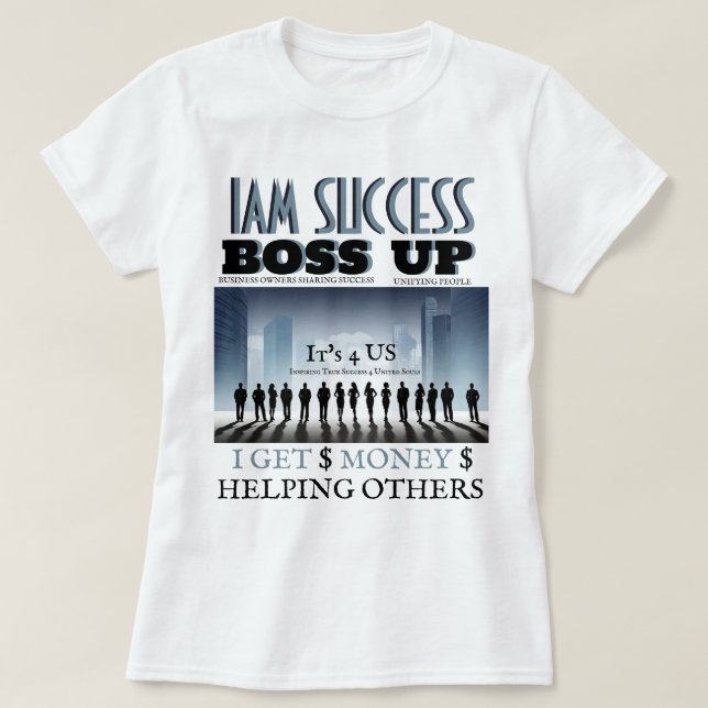 Camiseta T-Shirt BOSS UP (Frente do Design)