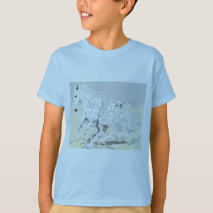 Camiseta T-Shirt Boys White Stallion