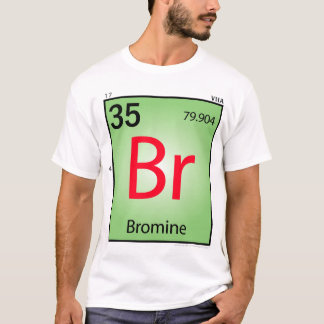 Camiseta T-shirt (Br) do elemento do bromo - parte
