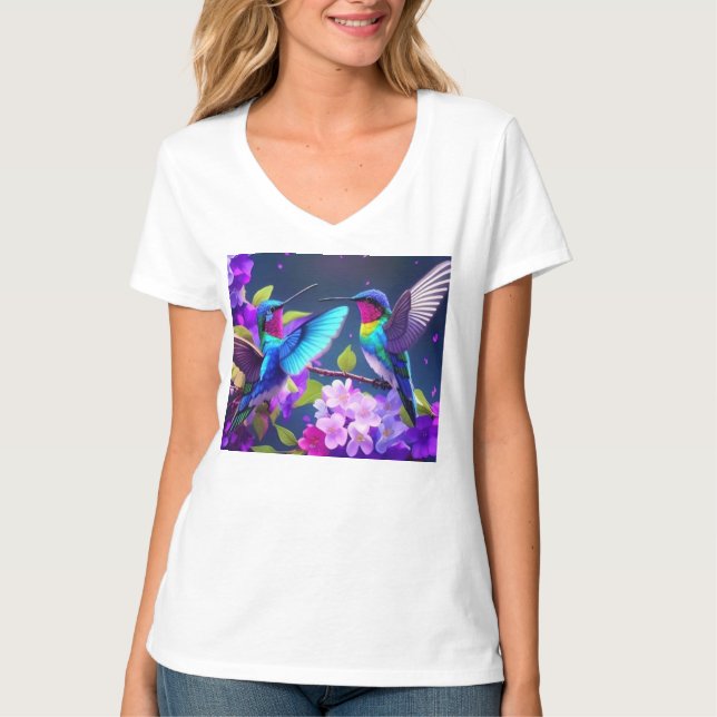 Camiseta T-Shirt Branca de Mulheres (Frente)