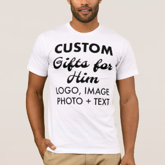 Camiseta T-Shirt Branca, Fino, Personalizado