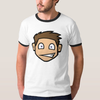 Camiseta T-shirt branco da campainha de LT.com dos homens