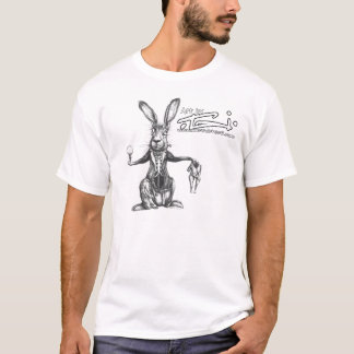 Camiseta T-shirt branco do coelho pela TAI