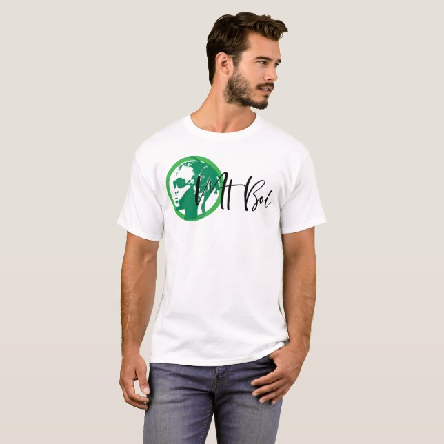 Camiseta T-Shirt Branco Do Mt Boi (Frente Completa)
