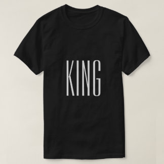 Camiseta T-shirt branco do preto do texto do leão