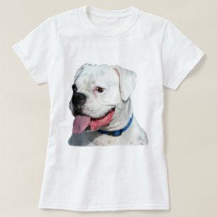 Camiseta T-shirt branco do pugilista