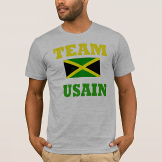 Camiseta t-shirt branco dos homens do parafuso do usain -