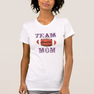 Camiseta T-shirt branco dos lanceiros da mamã da equipe de