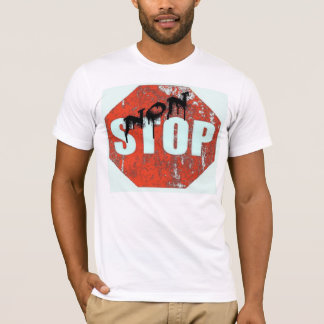 Camiseta t-shirt branco sem parar