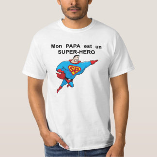 Camiseta T-shirt branco SUPER PAPÁ