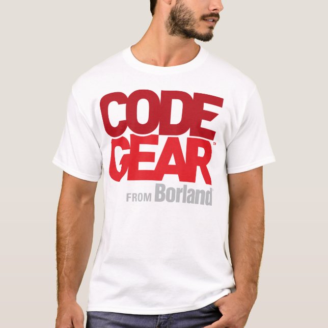 Camiseta T-shirt branco superior de CodeGear (Frente)