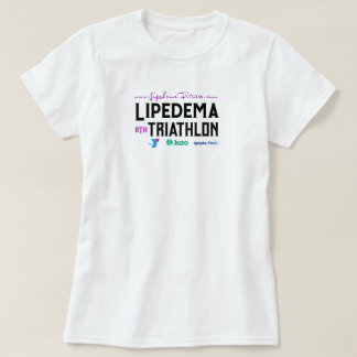 Camiseta T-Shirt Branco Triathlon 8.º Lipedema Anual
