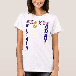 Camiseta T-Shirt Brexit Grã-Bretanha - UE de hoje