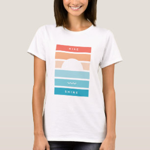 Camiseta t-shirt brilhante para mulheres