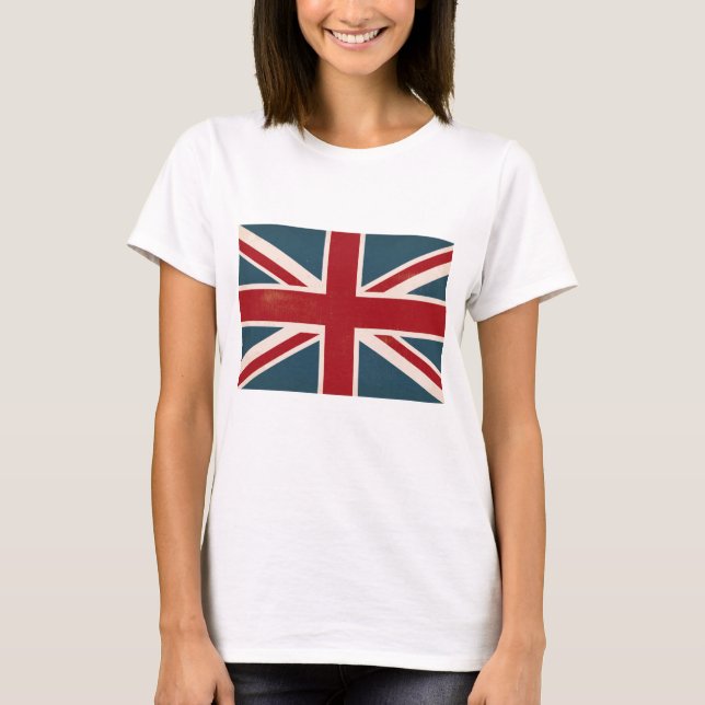 CAMISETA T-SHIRT BRITÂNICO DA BANDEIRA DE UNION JACK DO (Frente)