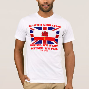 Camiseta T-shirt britânico de Gibraltar