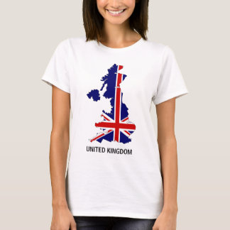 Camiseta T-shirt britânico do mapa